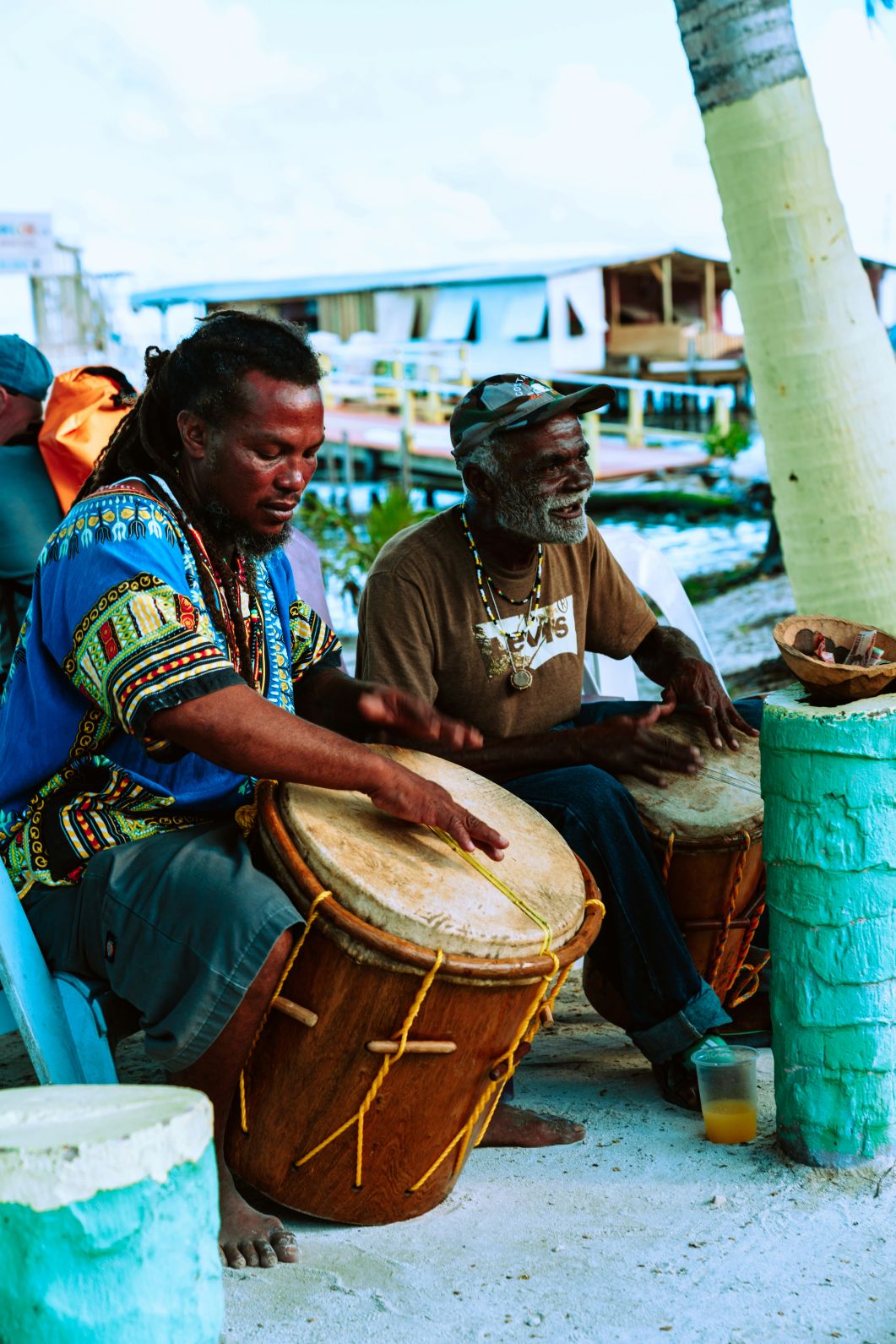 Local musicians in Belize