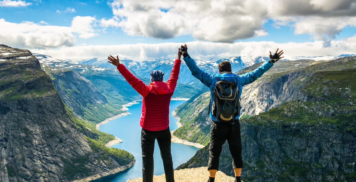 Active adventure in southern Norway