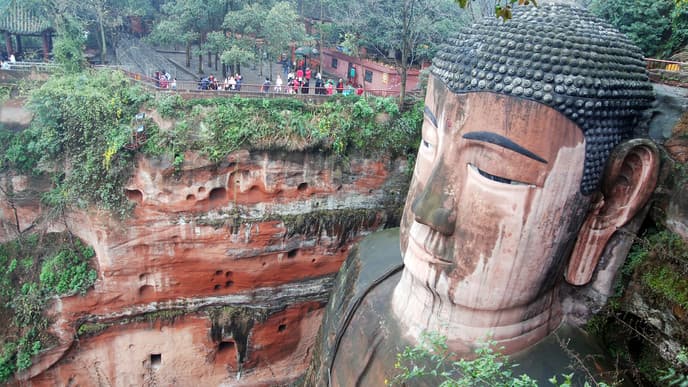 Der große Buddha von Leshan