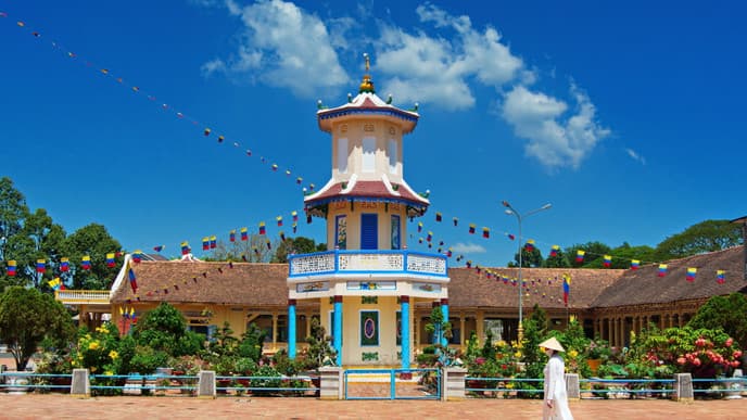 Cao Dai Tempel & Cu Chi Tunnel