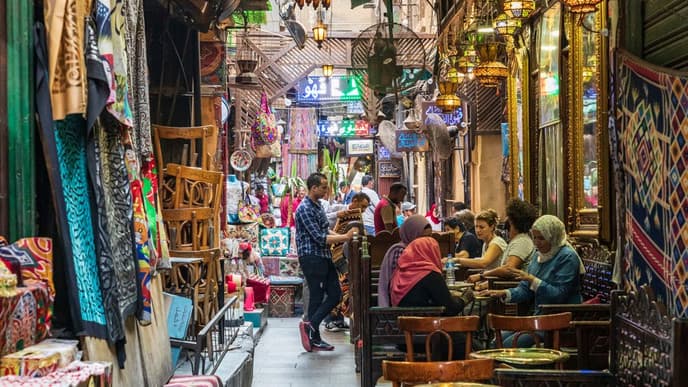 Dinner & exploration in Cairo