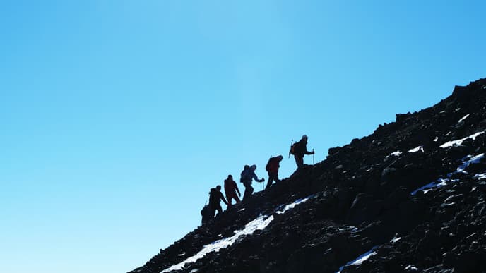 Towards Morocco’s highest summit