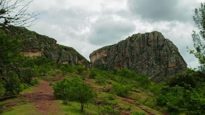 Wanderung in der Sierra de Santa Rosa