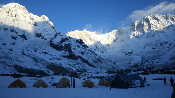 Hinauf auf 4.450 Meter