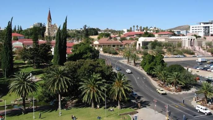 Ankunft in Windhoek
