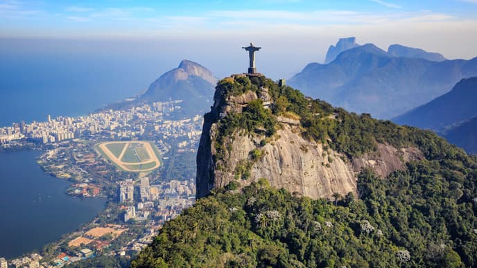 Mount Corcovado und Christusstatue