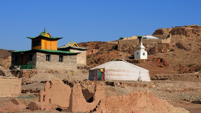 The magnificent Ongi Monastery