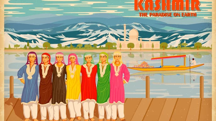 Tour Srinagar's Mughal gardens