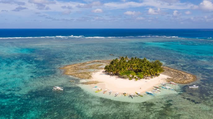 Island-hopping off Siargao