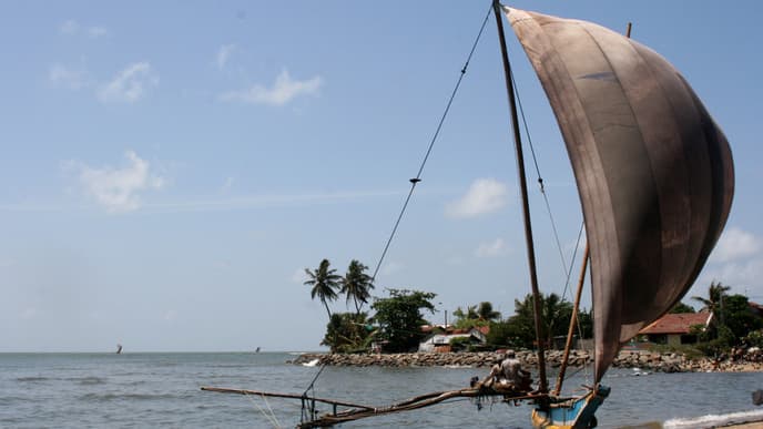 Arrival in Sri Lanka