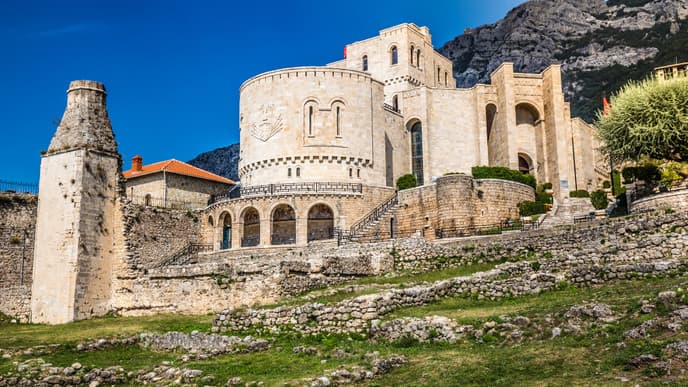 The medival Fortress of Skanderbeg