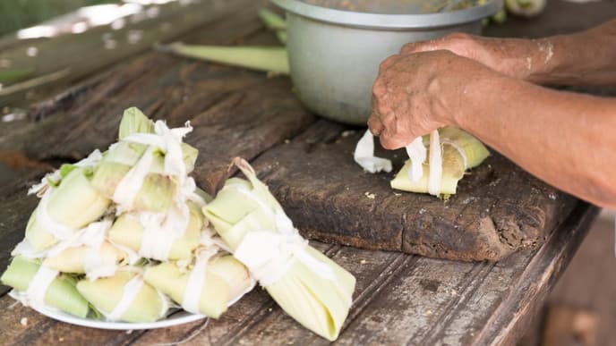 Kochen mit den Anden-Bewohnern