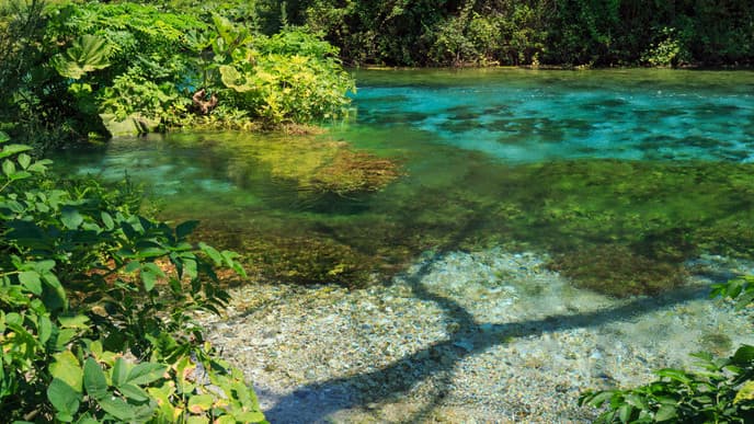 Waterfalls in the Thethi National Park