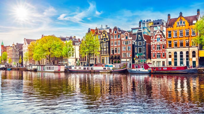 Arrival in Amsterdam