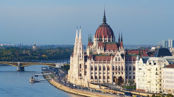 Sailing down the blue Danube
