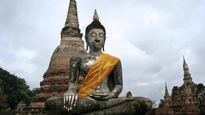 Die Ruinen von Sukothai