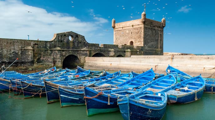 Schnuppern Sie Meeresluft in Essaouira