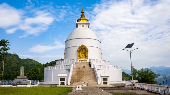 Admire the Views from the Peace Stupa