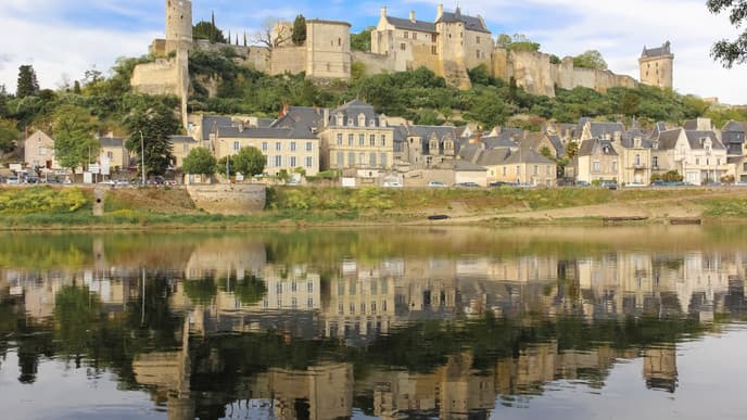Surmount the stunning hills to Chinon