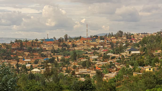 Arrival into Kigali