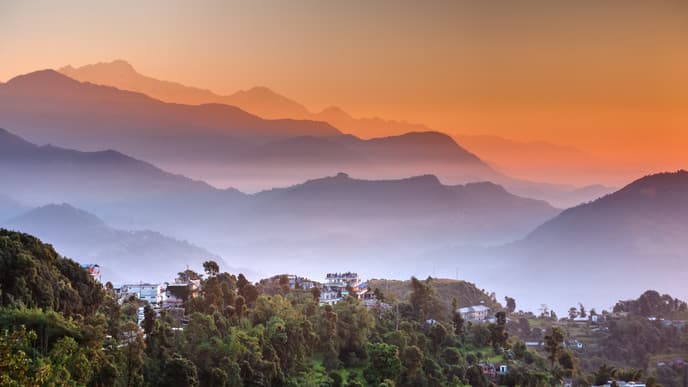 Witness the Spectacular Sunrise over the Annapurna and Dhaulagiri Range