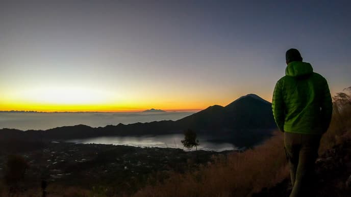 Batur Vulkan-Wanderung bei Sonnenaufgang