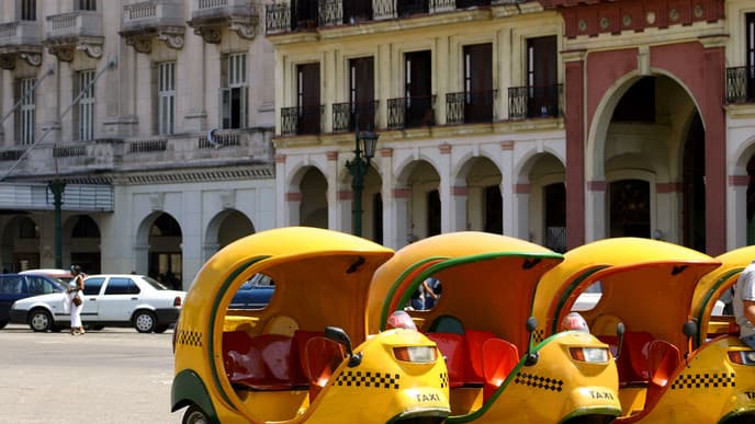 In der Kutsche durch die Altstadt von Havanna