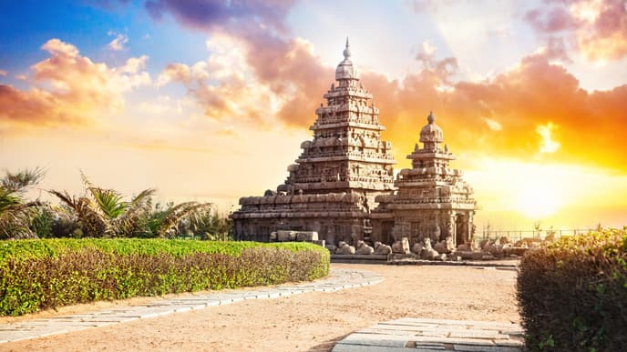 Fahrt nach Mahabalipuram