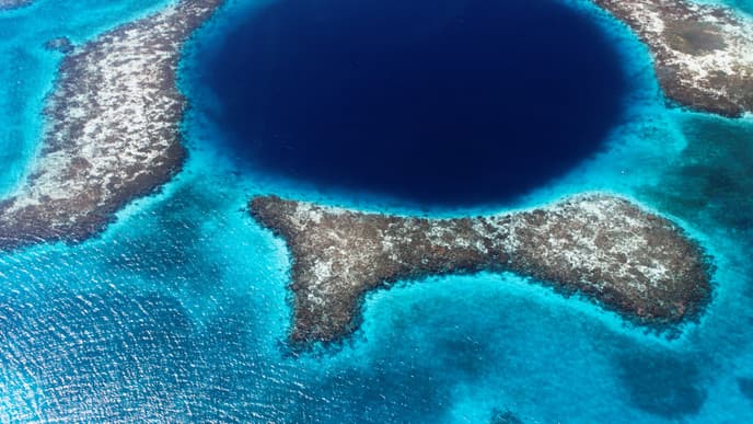 The enigmatic Great Blue Hole