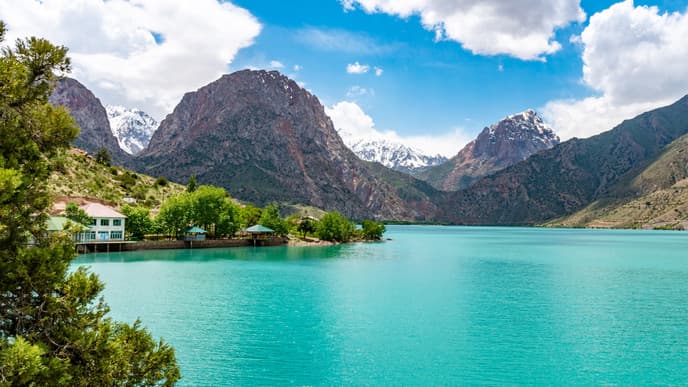 Turquoise lakes