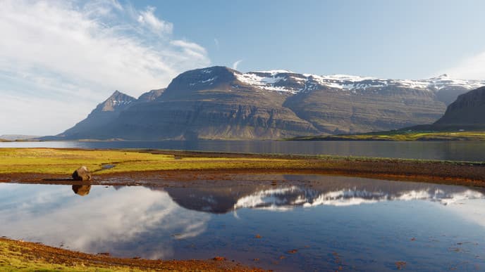 Malerische Landschaften: Die Ostfjorde