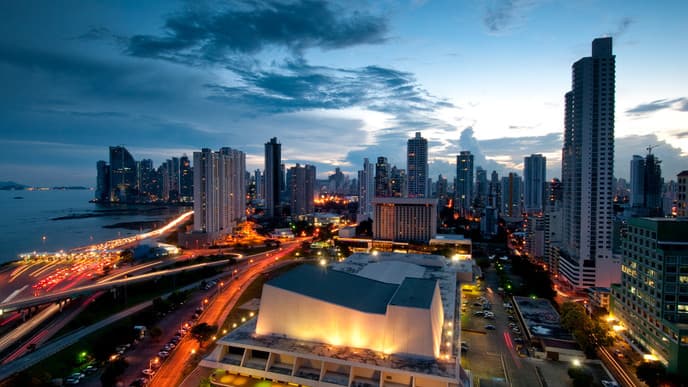 Ankunft in Panama City