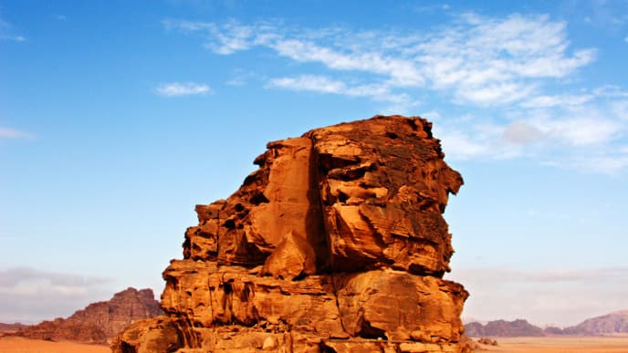 Wüstenlandschaft Wadi Rum