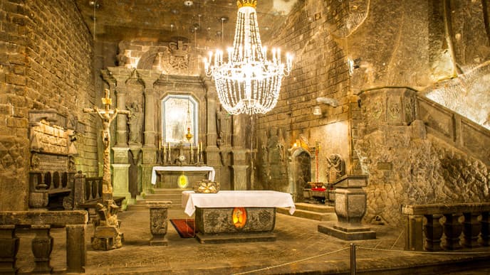 Down into the salt mine