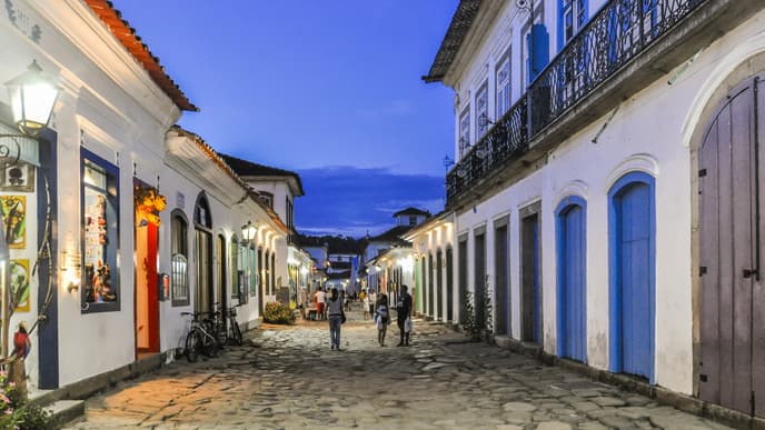 The beauty of cobbled streets and colour