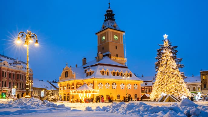 Stroll through the Winter Wonderland of Brasov