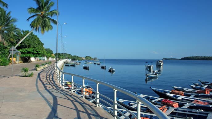 Beach day: fishing and swimming!