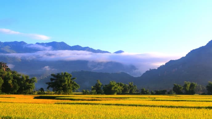 Ausflug in das Mai Chau Tal