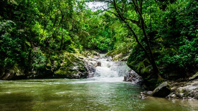 Enjoying the mountain air in Minca