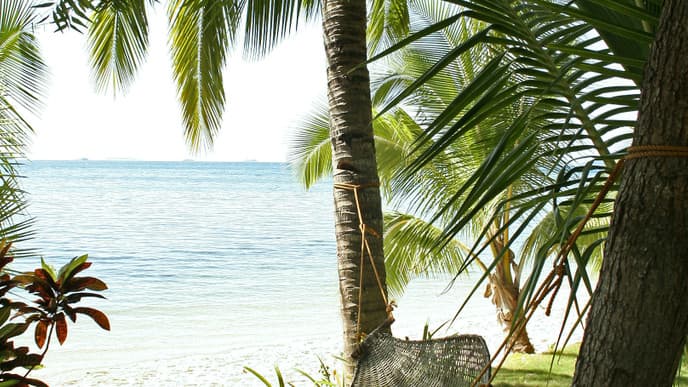 Ruhe auf Dimaquiat Island