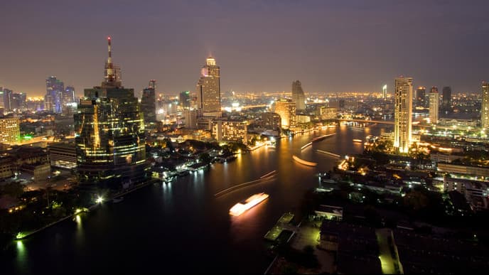 Catch a flight to Bangkok