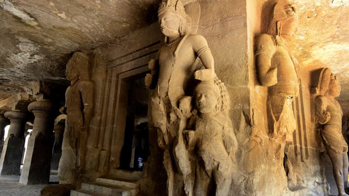 Die Höhlen von Elephanta & Abschied von Indien