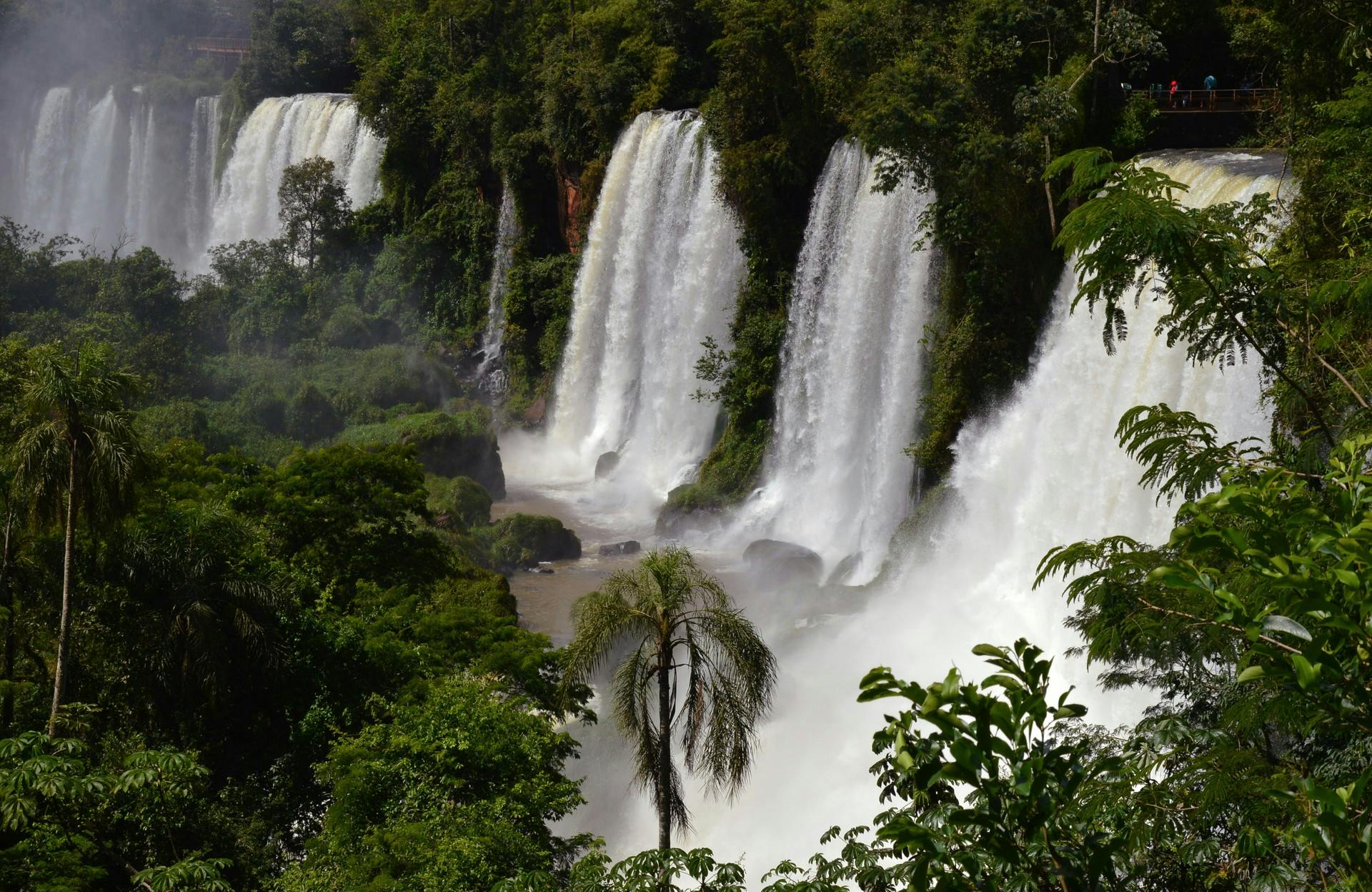 The spectacular Iguazu Falls