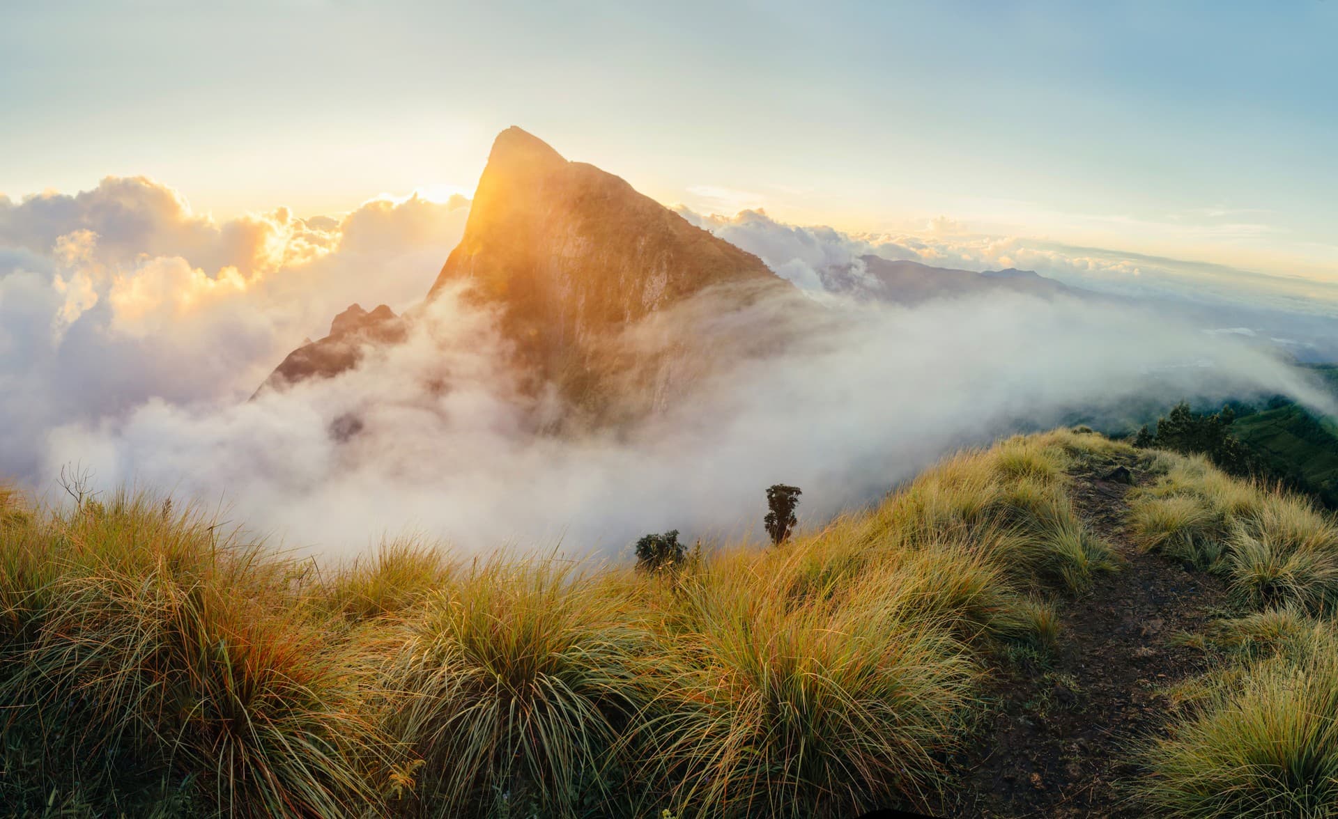 A trek through the mountains