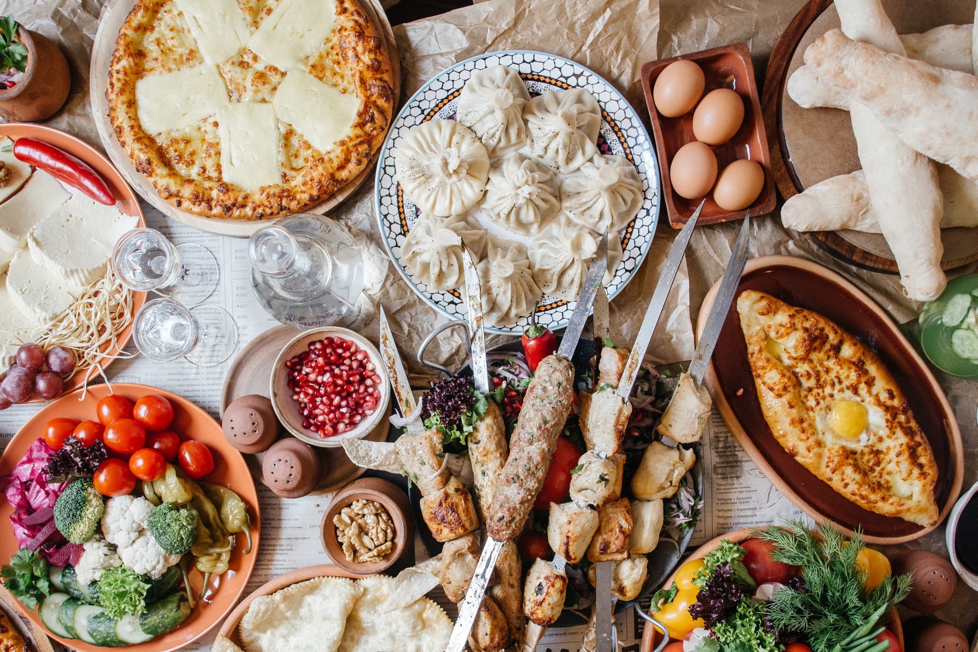 Culinary Georgia tour from city to country