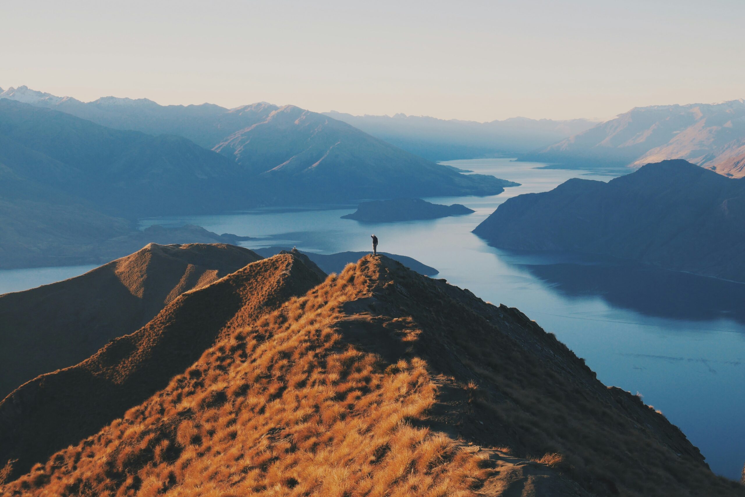 Hiking up Roy's Peak with sprawling views in New Zealand
