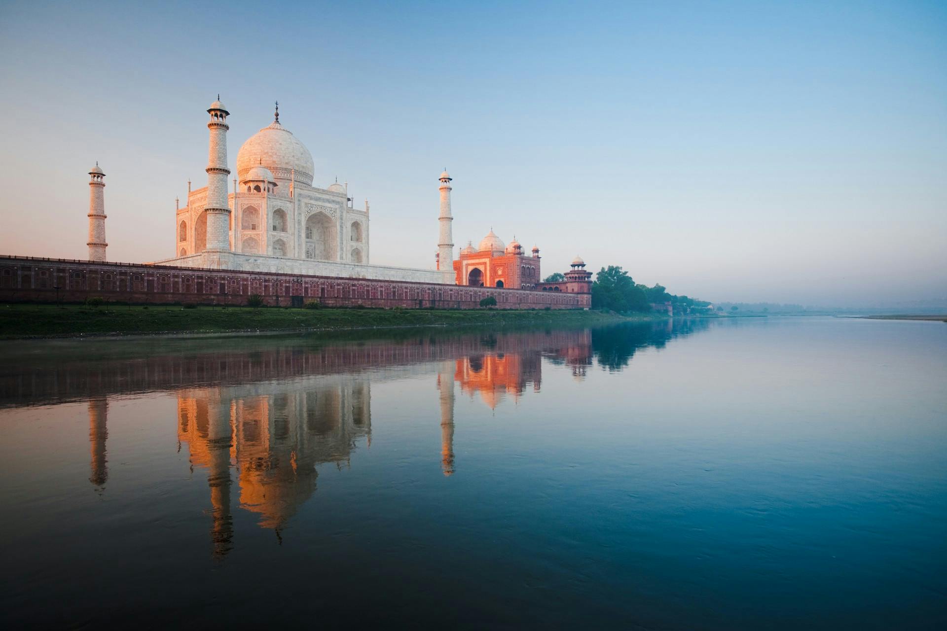 Taj Mahal from the river
